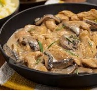 Kremalı Mantarlı Tavuk